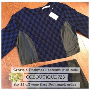 DO & BE Two Piece Half Sleeve Knee Length Dress